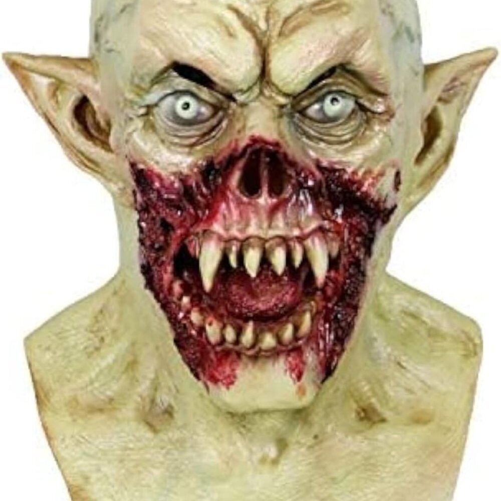 Scary Horror Creepy Demon Monster Mask for Halloween Costume Party.